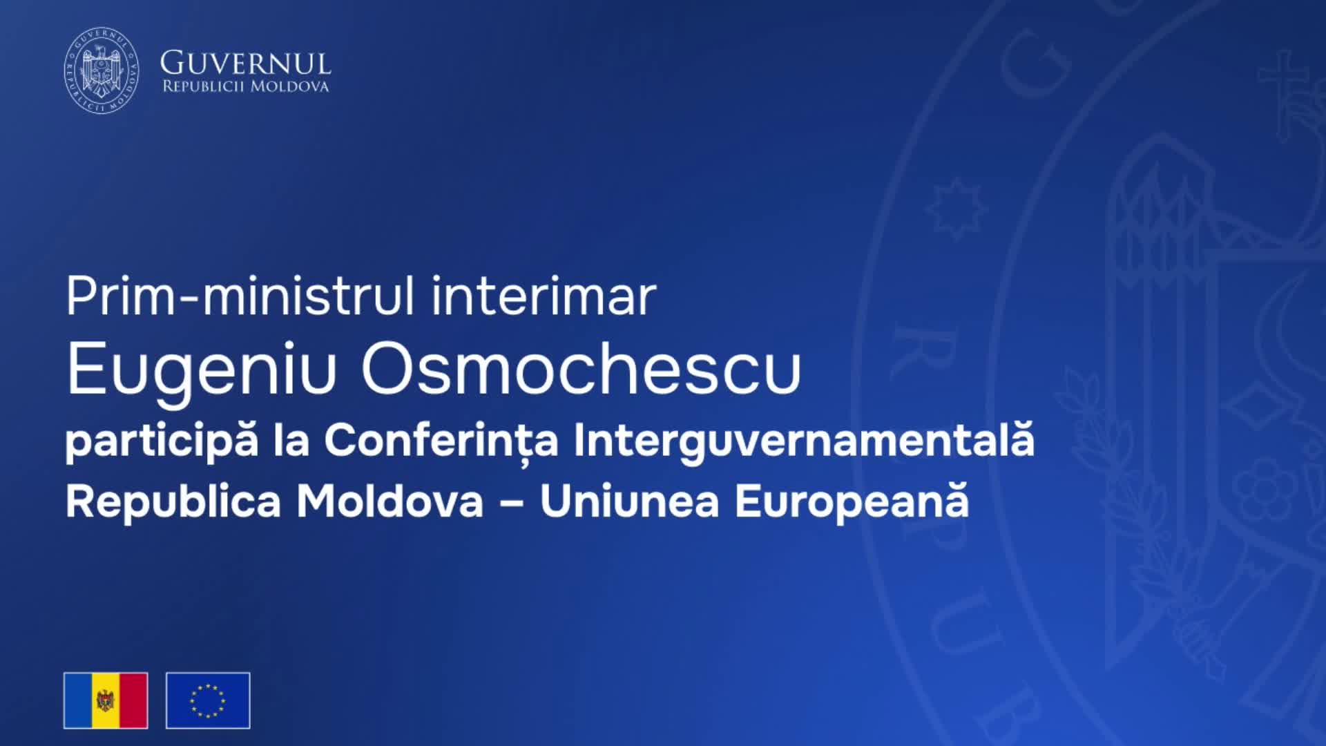 Conferință de presă după Conferința Interguvernamentală Moldova – UE privind deschiderea negocierilor de aderare pe Clusterul 6 – „Relații externe”
