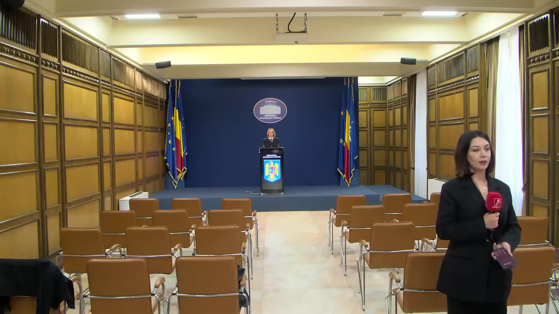 Declarații de presă organizate de Ministerul Afacerilor Interne al României despre misiunile structurilor MAI în contextul alegerilor prezidențiale și parțiale locale - ora 08:00