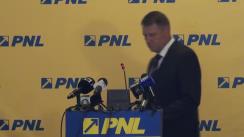 Conferință de presă după Biroul Politic Național al PNL din 1 iulie 2014