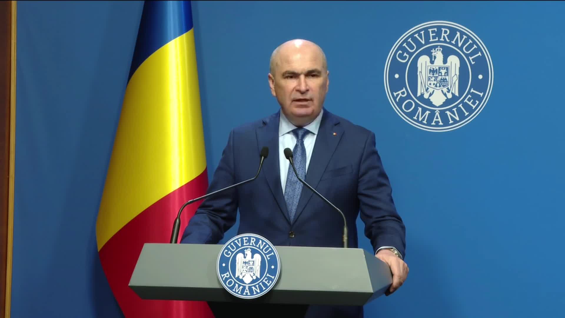 Declarație de presă susținută de prim-ministrul României, Ilie Bolojan