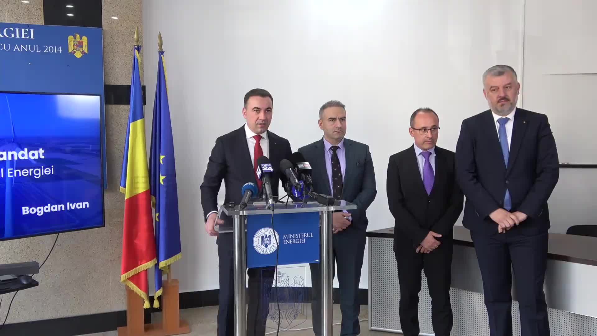 Conferință de presă susținută de ministrul Energiei, Bogdan Ivan, privind bilanțul activității pe durata mandatului