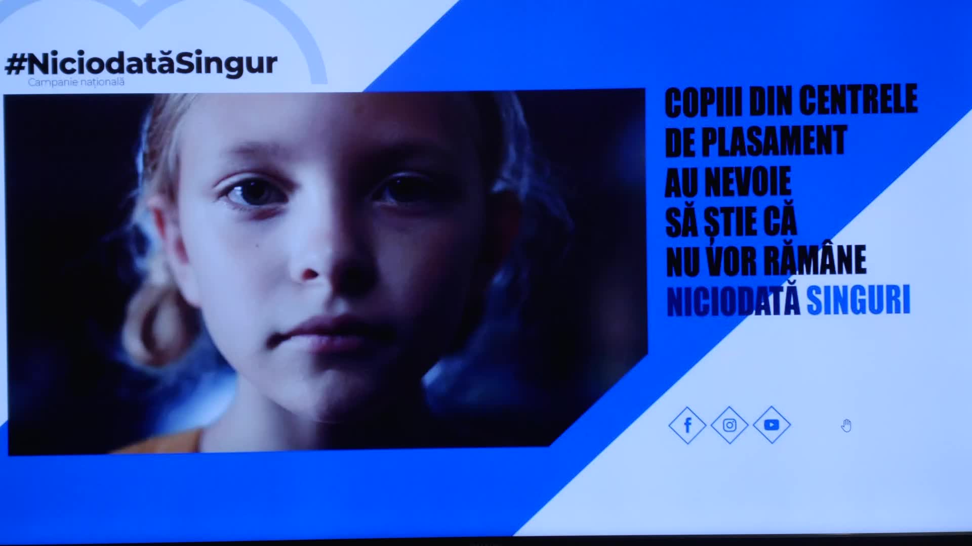 Evenimentul de lansare a campaniei naționale „Niciodată Singur”