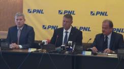 Conferință de presă după Biroul Politic Național al PNL-PDL din 11 august 2014