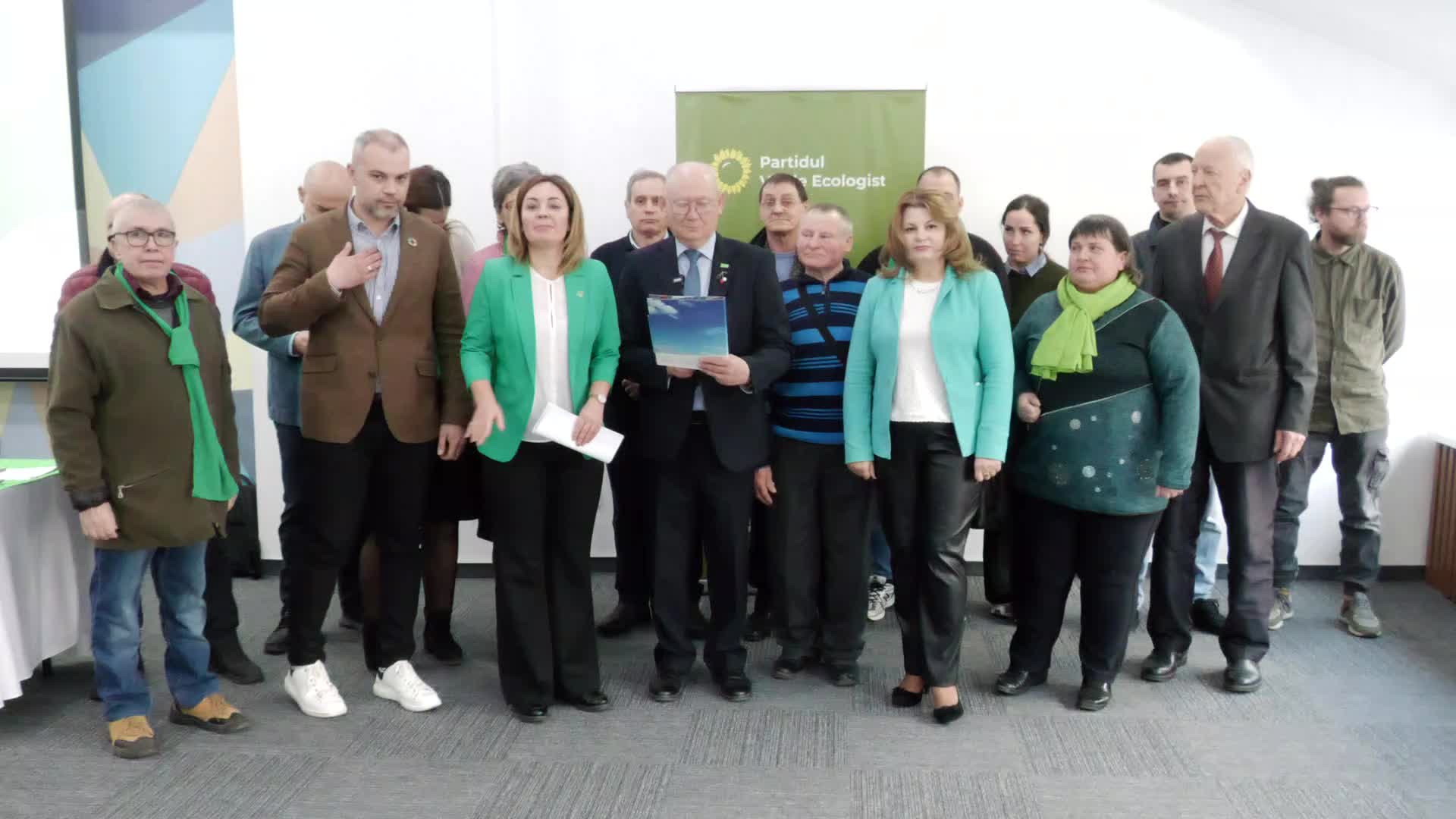 Conferință de presă după Congresul Partidului Verde Ecologist