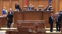 Ședința în plen comună a Senatului și a Camerei Deputaților din 22 septembrie 2014