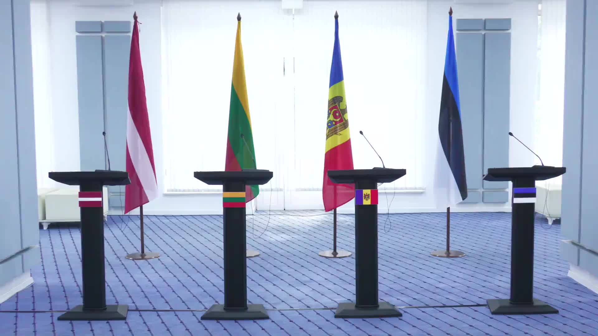 Press conference held by the Prime Minister of the Republic of Moldova, Dorin Recean, the President of Lithuania, Gitanas Nausėda, the President of Estonia, Alar Karis, and the President of Latvia, Edgars Rinkēvičs