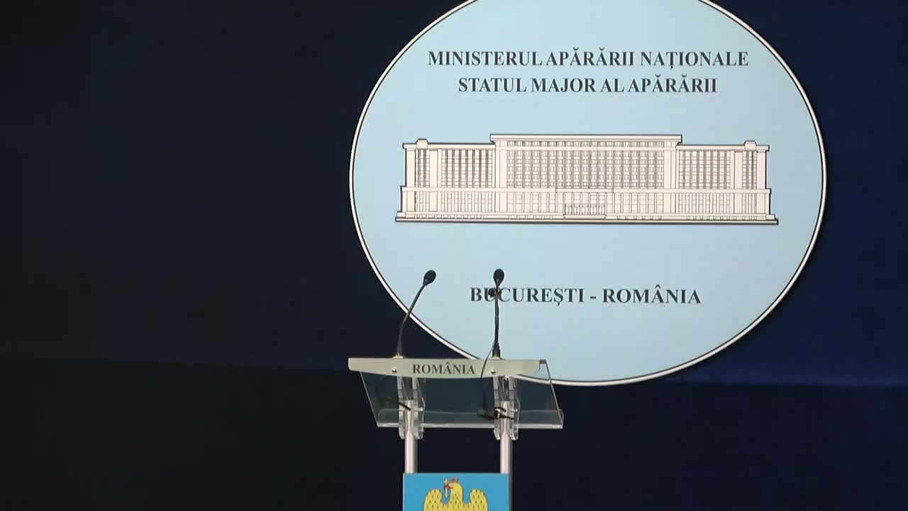 Conferință de presă susținută de ministrul Apărării Naționale al României, Radu Miruță