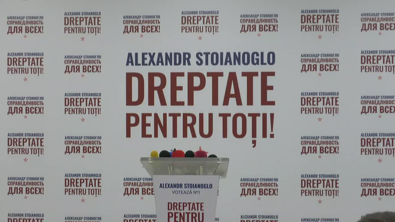 Briefing de presă susținut de candidatul poporului la funcția de președinte al Republicii Moldova, Alexandr Stoianoglo