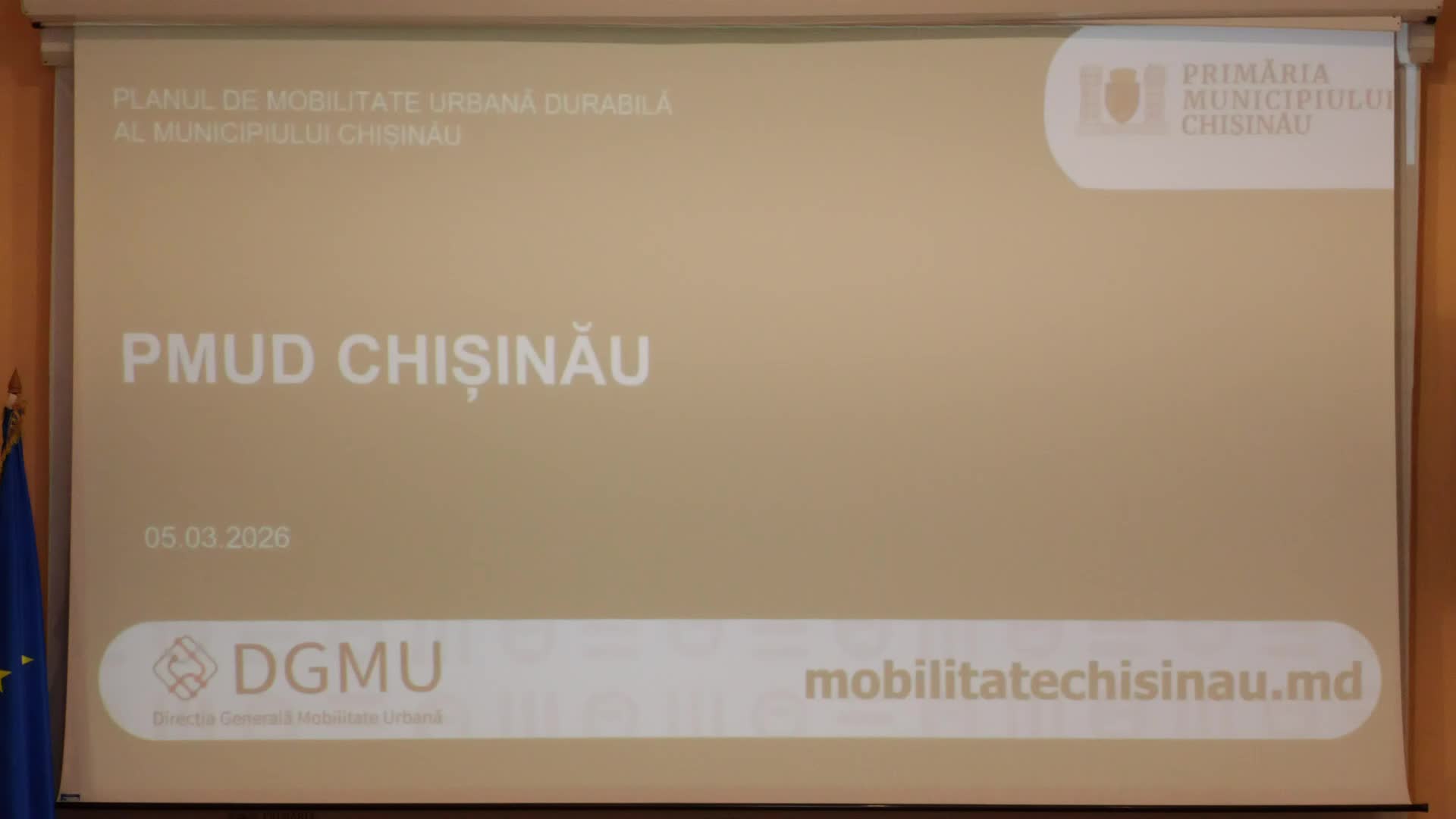 Prezentarea Planului de Mobilitate Urbană a municipiului Chișinău