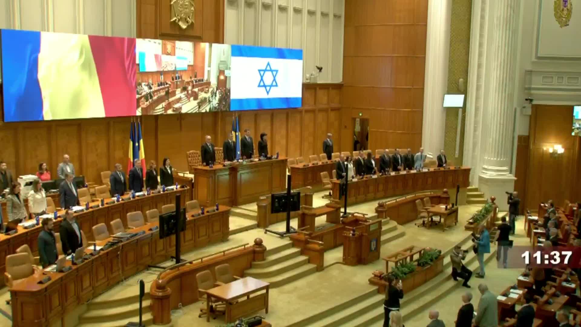 Ședința solemnă a Camerei Deputaților și Senatului României dedicată marcării Zilei Solidarităţii şi Prieteniei dintre România şi Statul Israel