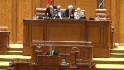 Ședința în plen comună a Senatului și a Camerei Deputaților din 29 septembrie 2014