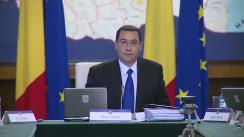 Ședința Guvernului României din 1 octombrie 2014 (imagini protocolare)