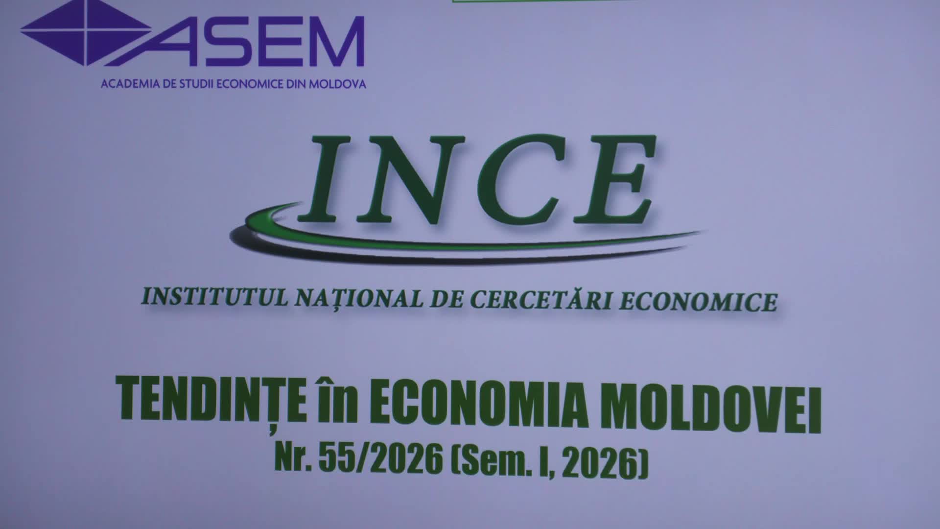 Evenimentul de lansare a publicației semestriale „Tendințe în Economia Moldovei”, ediția 55