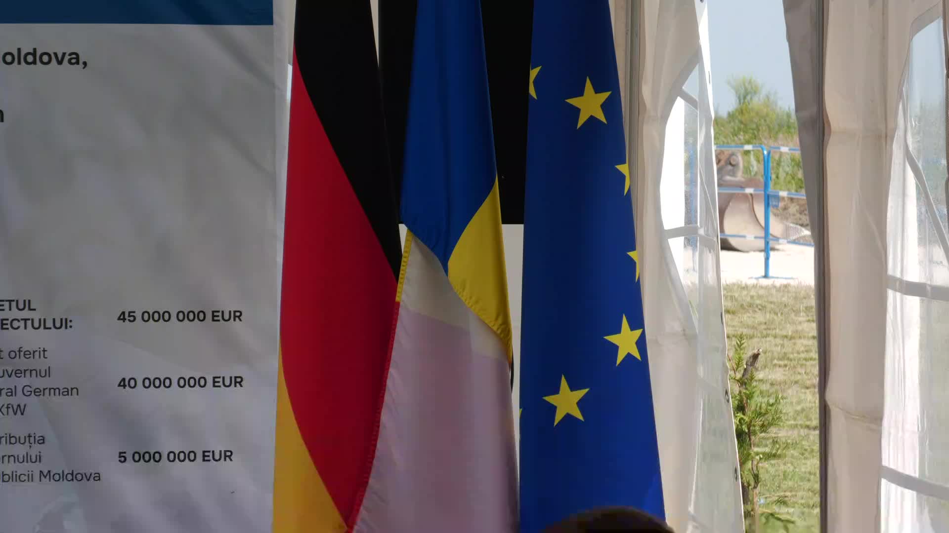 Evenimentul de lansare a lucrărilor de construcție a apeductului magistral Chișinău-Strășeni-Călărași