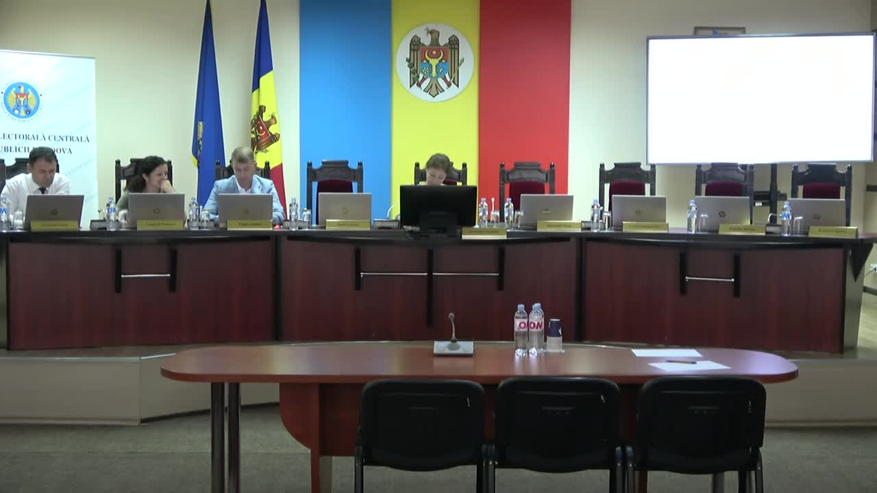 Ședința Comisiei Electorale Centrale din 25 august 2024