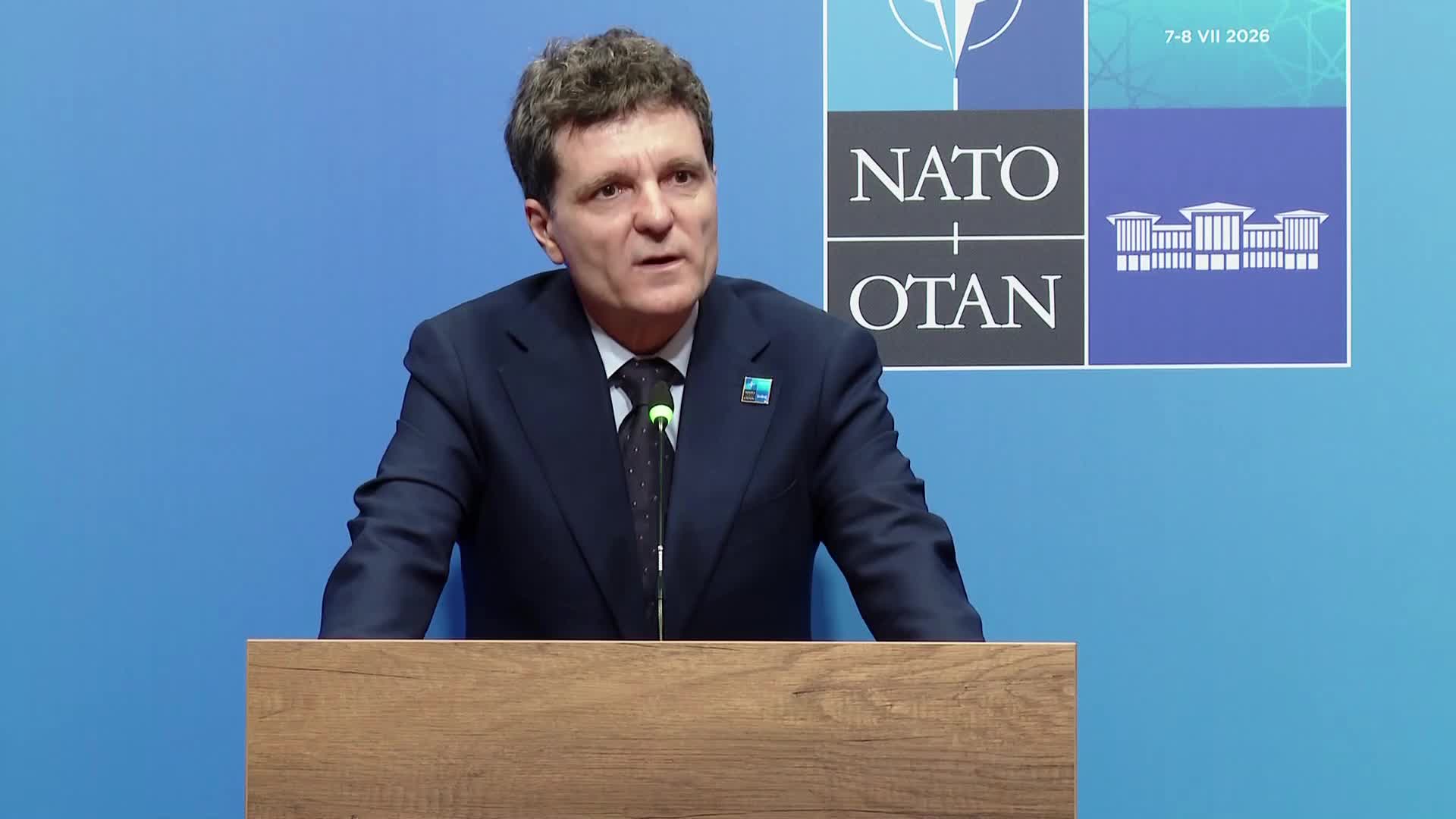 Declarații de presă susținute de Președintele României, Nicușor Dan, la finalul Summitului NATO de la Ankara, Republica Turcia