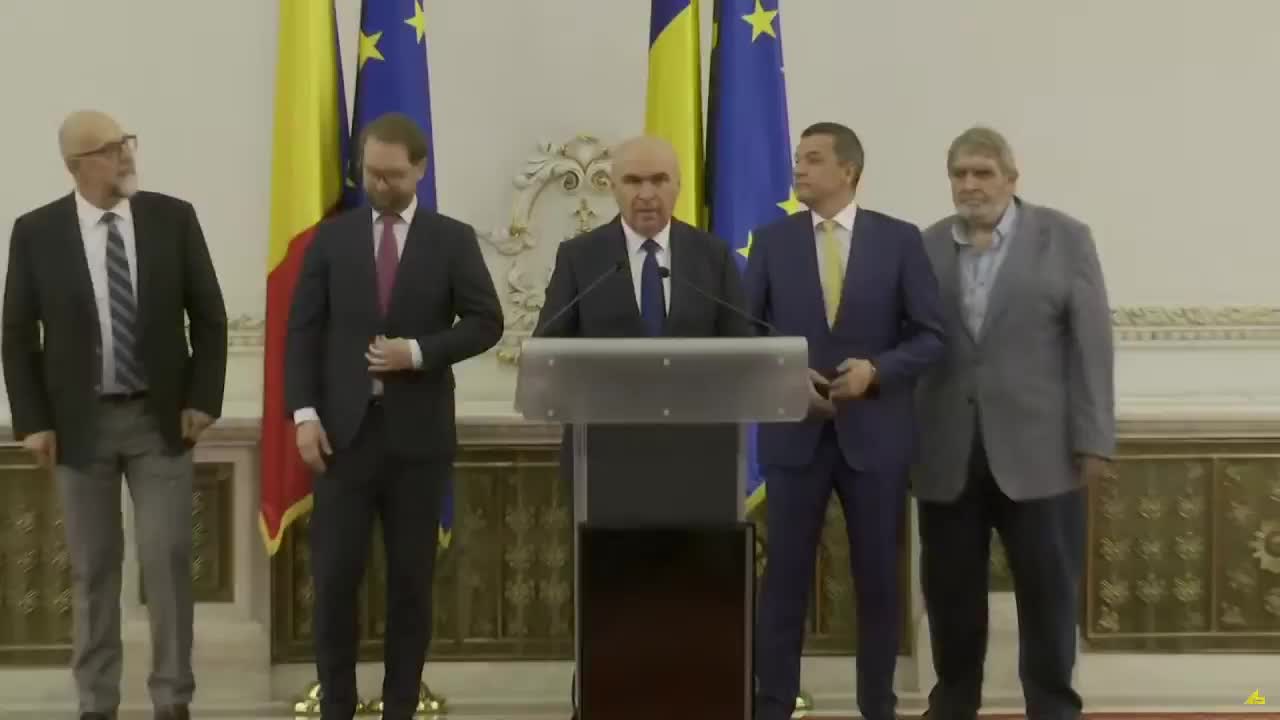 Declarații după semnarea acordului politic pentru coaliția de guvernare dintre PSD, PNL, USR, UDRM și grupul minorităților naționale