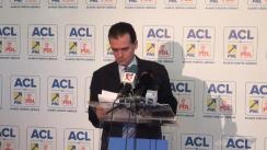 Conferință de presă susținută de prim-vicepreședintele ACL, Ludovic Orban