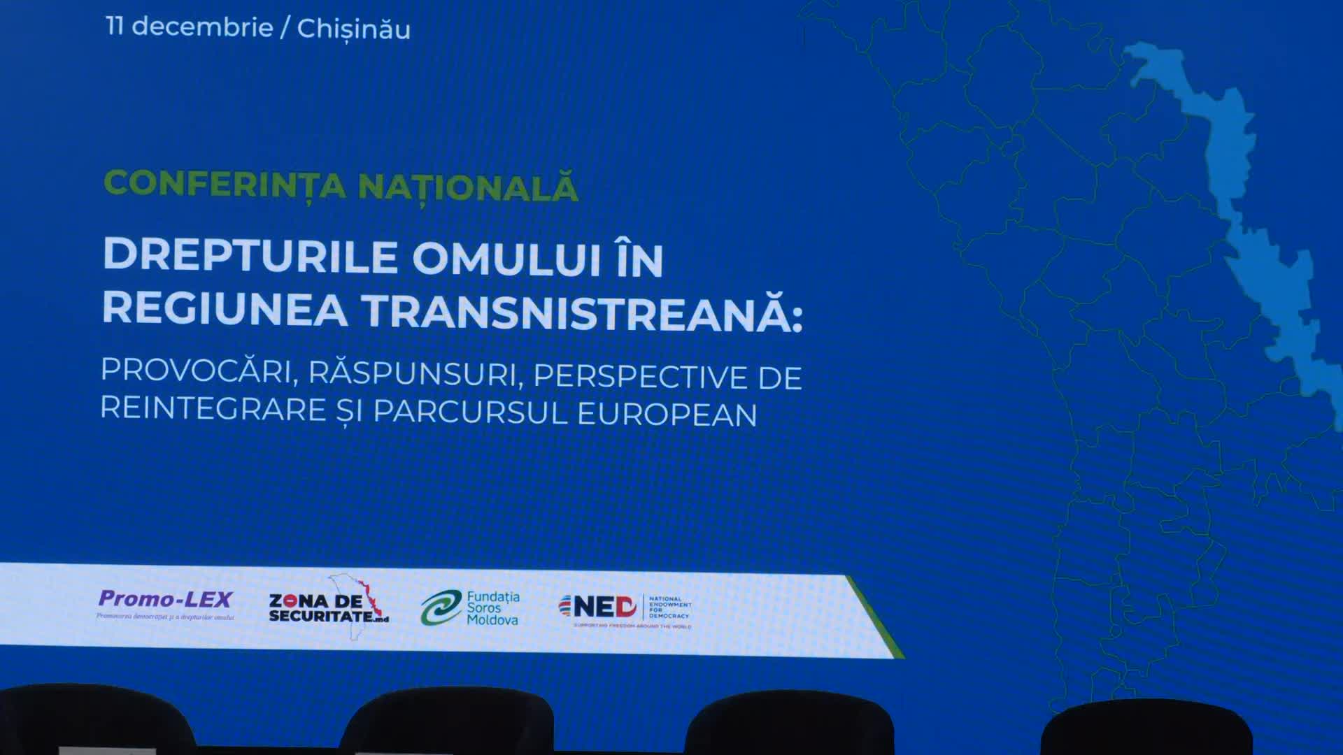 Conferința națională „Drepturile omului în regiunea transnistreană: provocări, răspunsuri, perspective de reintegrare și parcursul european”