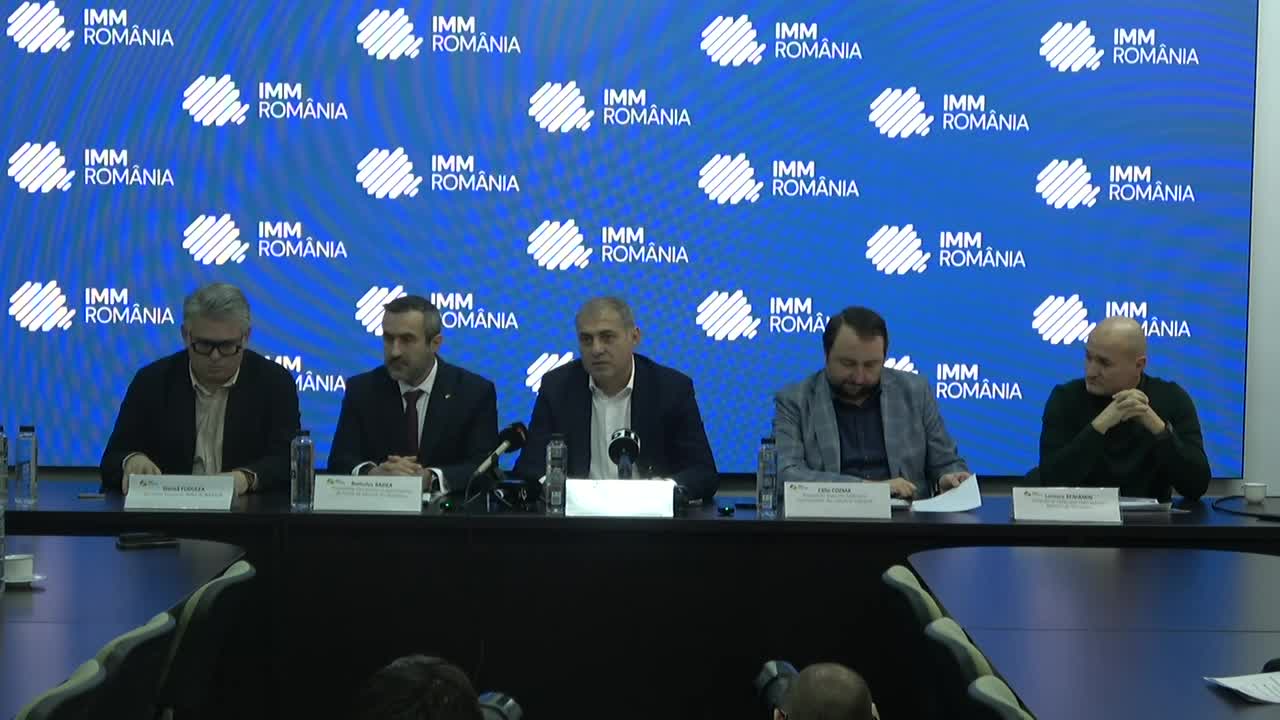 Conferință de presă susținută de Consiliul Național al Întreprinderilor Private Mici și Mijlocii din România