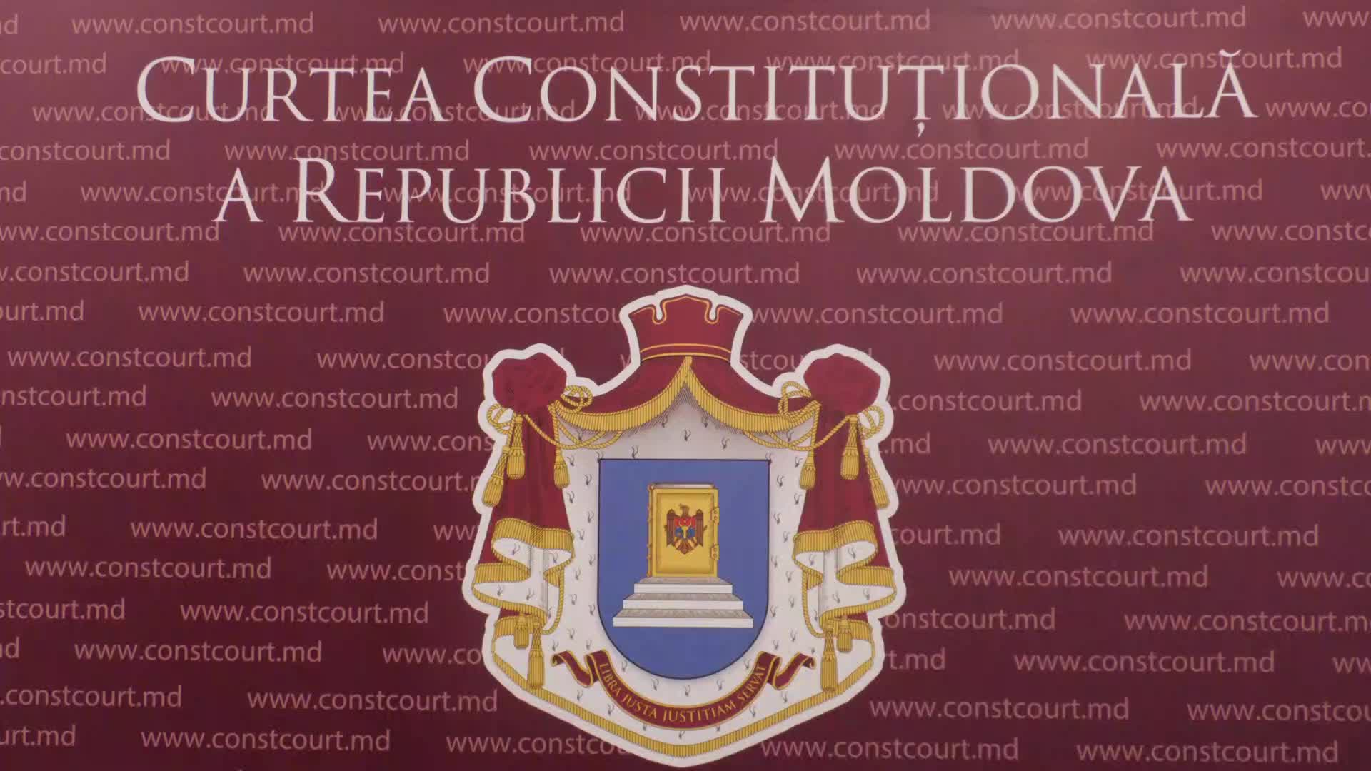 Briefing de presă organizat de Curtea Constituțională a Republicii Moldova