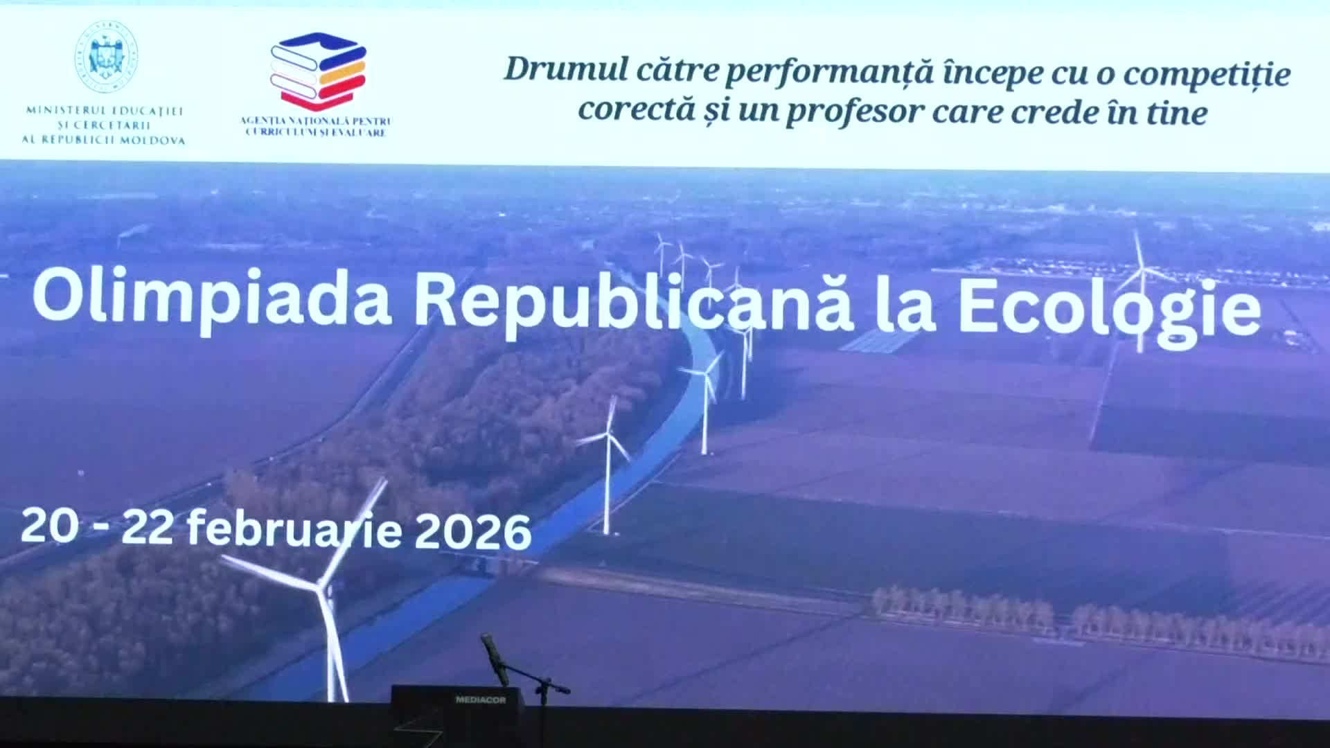 Festivitatea de deschidere a Olimpiadei Republicane la Ecologie
