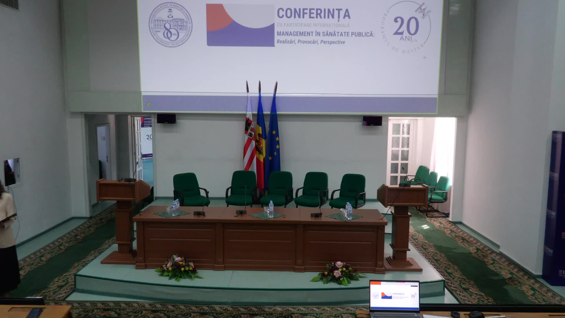 Conferința „Management în Sănătate Publică: Realizări, Provocări, perspective” dedicat aniversării a 80 de ani de la fondarea Universității de Stat de Medicină și Farmacie „Nicolae Testemițanu” și 20 de ani de la lansarea Programului de Master în Management în Sănătate Publică