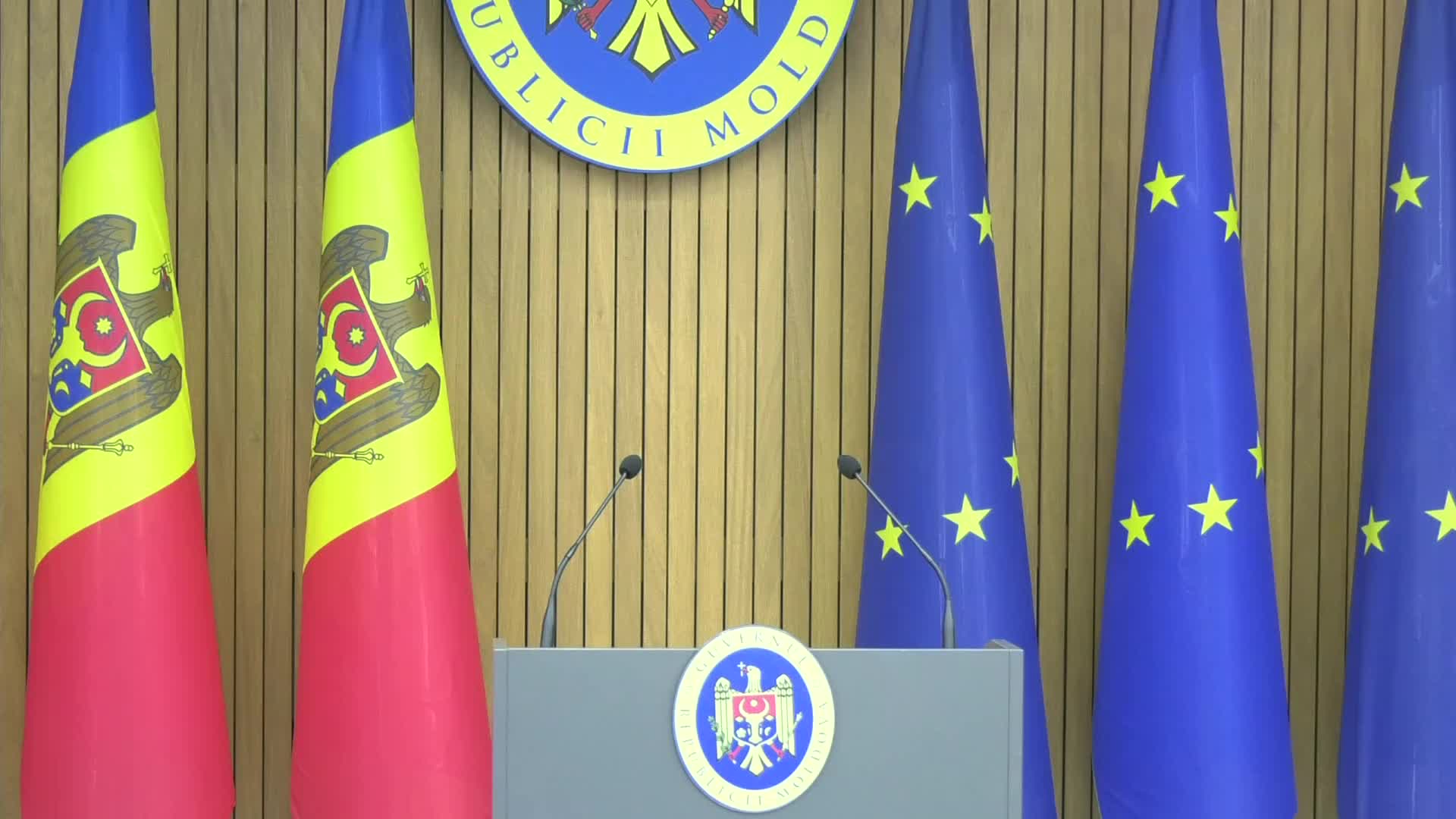 Conferință de presă susținută de prim-ministrul Republicii Moldova, Vasile Tofan