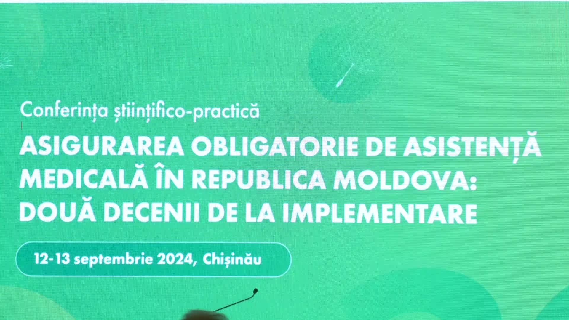 Conferința științifico-practică internațională cu genericul „Asigurarea obligatorie de asistență medicală în Republica Moldova: două decenii de la implementare”