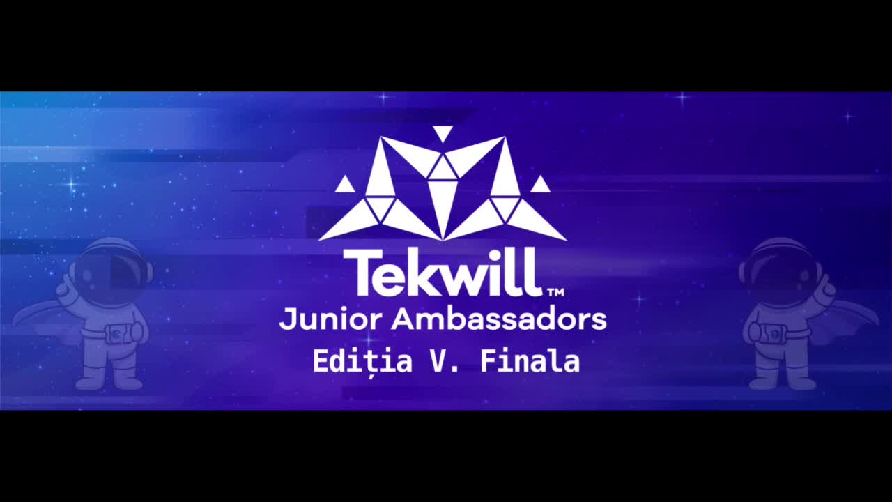 Ceremonia de decernare a câștigătorilor competiției „Tekwill Junior Ambassadors”, ediția a V-a