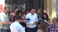 Declarațiile lui Victor Ponta după ședința coaliției de guvernare din 1 septembrie 2015
