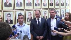 Declarațiile reprezentanților PSRM, PN și PCRM în CMC înainte de ședința Consiliului Municipal Chișinău din 3 septembrie 2015