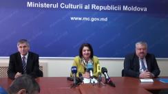 Conferința de presă organizată de Ministerul Culturii privind finanțarea din buget a proiectelor culturale și a proiectelor editoriale pentru anul 2016