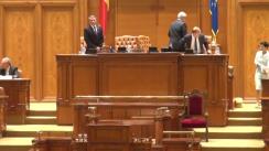 Ședința comună a Senatului și Camerei Deputaților României din 16 septembrie 2015