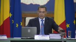 Ședința Guvernului României din 16 septembrie 2015 (imagini protocolare)