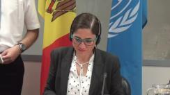 Conferință de presă susținută de raportoarea specială ONU privind drepturile persoanelor cu dizabilități, Catalina Devandas Aguilar