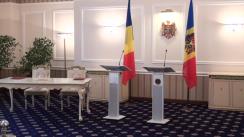 Conferință de presă susținută de președintele Parlamentului Republcii Moldova, Andrian Candu, și președintele Camerei Deputaților a Parlamentului României, Valeriu Zgonea