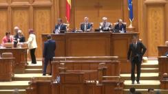 Ședința comună a Senatului și Camerei Deputaților României din 23 septembrie 2015