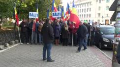 Marș amplu de protest desfășurat de Partidul Nostru, condus de Renato Usatîi, în centrul orașului Chișinău