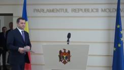 Declarațiile lui Vlad Filat în timpul ședinței Parlamentului din 15 octombrie 2015