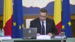 Ședința Guvernului României din 20 octombrie 2015 (imagini protocolare)