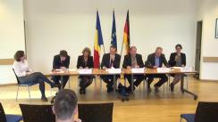 Conferință de presă susținută de membrii delegației Comisiei pentru Afaceri Europene din Bundestagul German, care se află în vizită în România