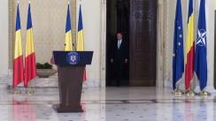 Declarația președintelui României, Klaus Iohannis, după consultările cu partidele parlamentare în vederea desemnării unui candidat pentru funcția de prim-ministru