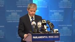 Prezentarea propunerilor pentru membrii Guvernului de către prim-ministrul desemnat, Dacian Cioloș