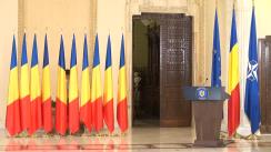 Ceremonia de decorare a unor membri ai Academiei Române, a postului „Radio France Internationale România”, precum și a reprezentanților Agenției Spațiale Române