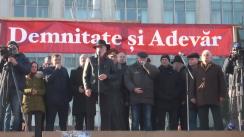 Acțiune de protest organizată de Platforma Civică „Demnitate și Adevăr”