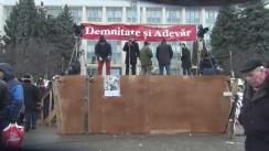 Mitingul de protest organizat de Platforma Civică „Demnitate și Adevăr”