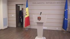 Declarațiile lui Pavel Filip după consultările cu fracțiunile parlamentare