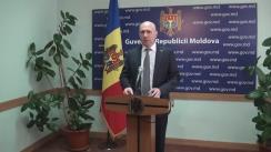 Declarațiile lui Pavel Filip după ședința de lucru la tema asigurării cu gaze naturale și prețul de livrare al acestora, cu participarea reprezentanților Ministerului Economiei și a S.A. „Moldovagaz”