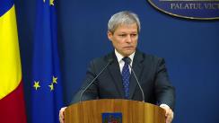 Conferință de presă susținută de prim-ministrul României, Dacian Cioloș, privind alegerea primarilor în două tururi